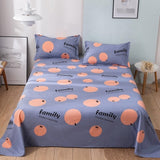 WOSTAR Geometry printed bed sheet set and pillowcase summer super soft