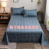 WOSTAR Geometry printed bed sheet set and pillowcase summer super soft