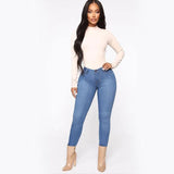 Woman Jeggings Pantalones De Mujer Mezclilla Elastic Skinny Jeans Solid Color Women's Slimming High Stretch Jeans Pencil Pants