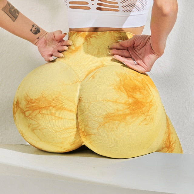 High Waist Leggings Sexy Fitness Push Up Seamless Long Scrunch Bums