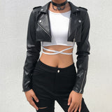 Darlingaga Street Motorcycle Faux Leather Jacket