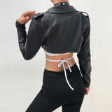 Darlingaga Street Motorcycle Faux Leather Jacket