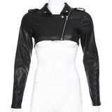 Darlingaga Street Motorcycle Faux Leather Jacket