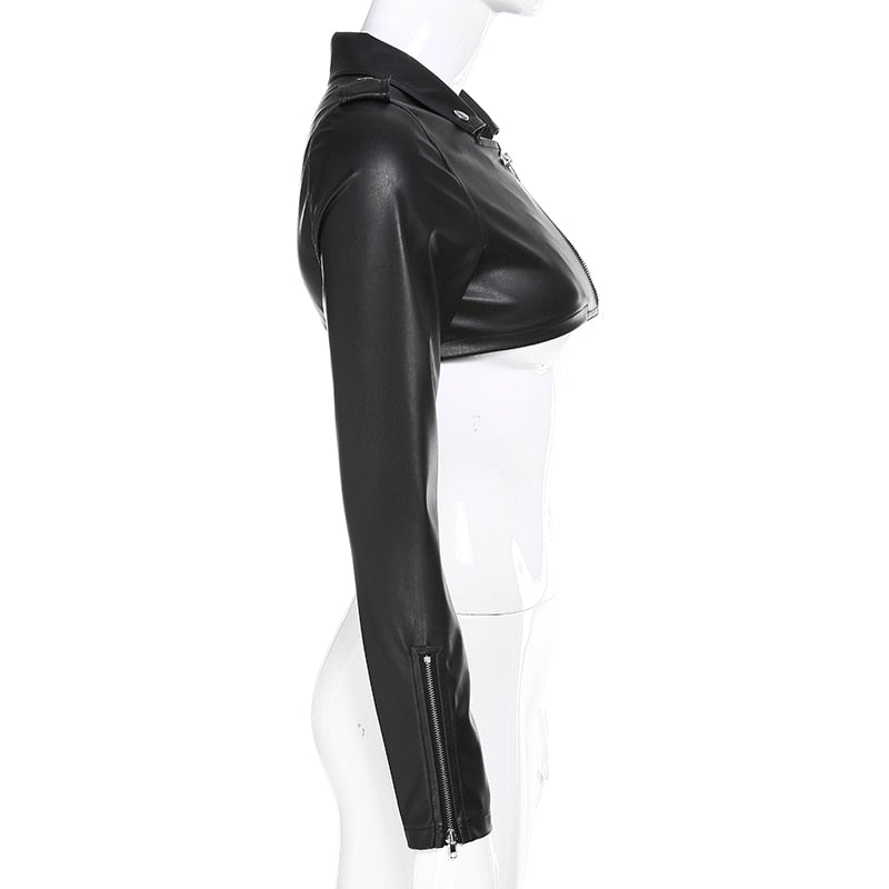 Darlingaga Street Motorcycle Faux Leather Jacket