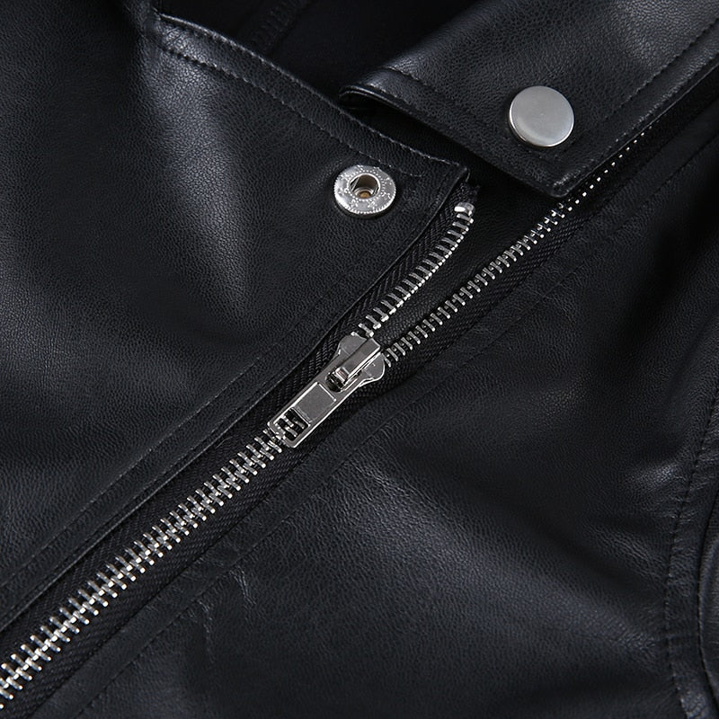 Darlingaga Street Motorcycle Faux Leather Jacket