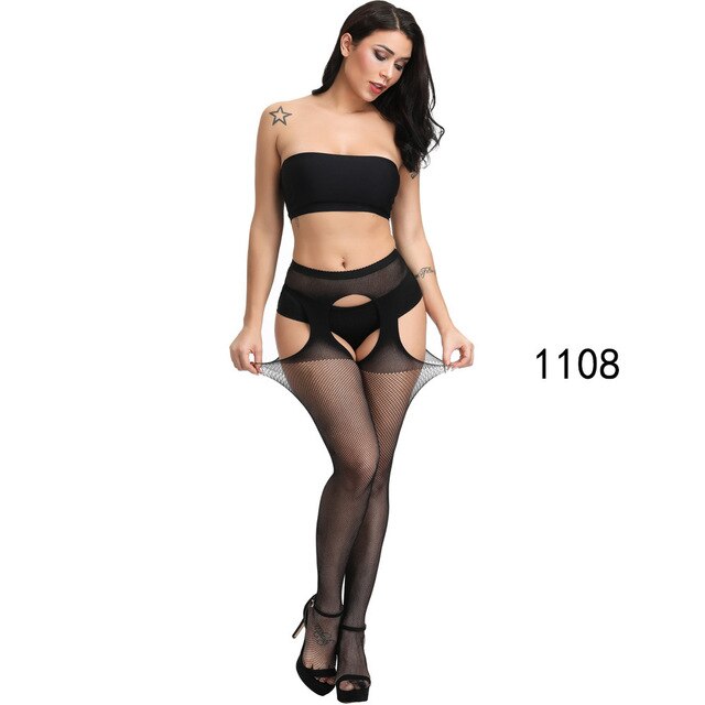 Fishnet Nylon Long Socks Sex Belt Standard