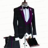 Business Men 3 Pieces Male Suit