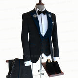 Business Men 3 Pieces Male Suit