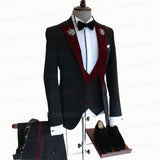 Business Men 3 Pieces Male Suit