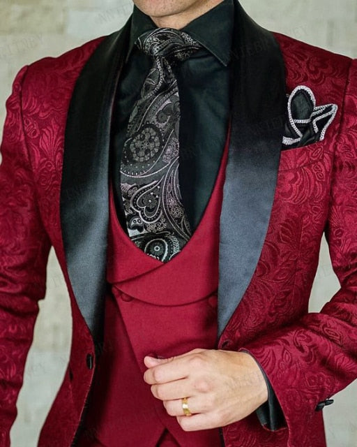 Custom size Shawl Lapel Men Wedding Suits