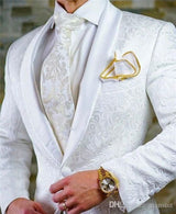 Custom size Shawl Lapel Men Wedding Suits