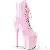Fashion Platform Black Pole Dancing Boots