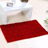 Absorbent microfiber bath mat