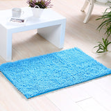 Absorbent microfiber bath mat