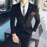 Boutique Plaid Casual High-end Social Formal Suit