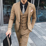 Fashion Boutique Solid Color Formal Business Suit