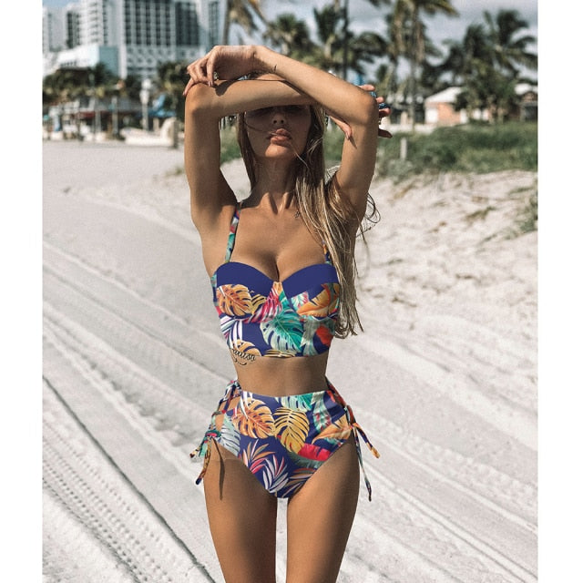 Push Up Bandage Bikini Swimwear Women