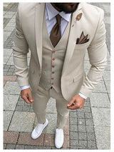 One Button Groomsmen Notch Lapel Groom Tuxedos