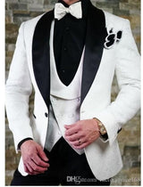 One Button Groomsmen Notch Lapel Groom Tuxedos