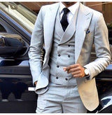 One Button Groomsmen Notch Lapel Groom Tuxedos