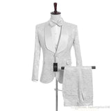 One Button Groomsmen Notch Lapel Groom Tuxedos
