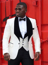 One Button Groomsmen Notch Lapel Groom Tuxedos
