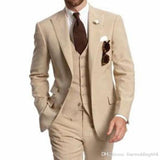 One Button Groomsmen Notch Lapel Groom Tuxedos