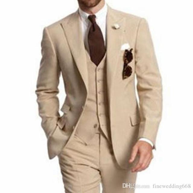 One Button Groomsmen Notch Lapel Groom Tuxedos