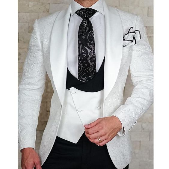 Custom size Shawl Lapel Men Wedding Suits