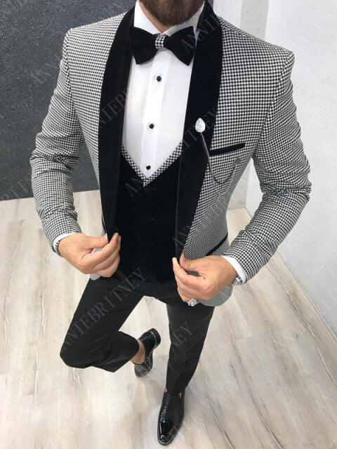 Wedding Prom Best Man Groom Tuxedos