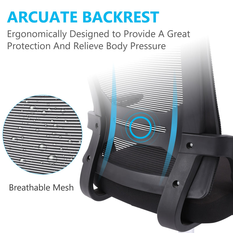 Breathable Height-adjustable Office Chair