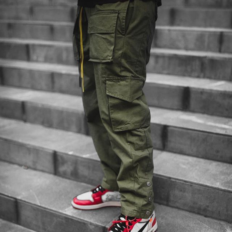 Cargo Pants Men Multi-pocket Mens Pants Streetwear