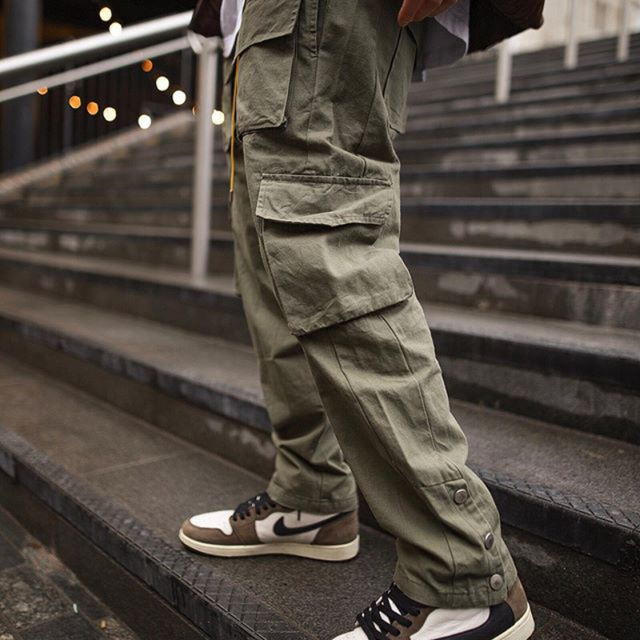 Cargo Pants Men Multi-pocket Mens Pants Streetwear