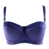 Smooth Padded Convertible Strapless Half Cup Bra