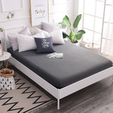 Cotton Fitted Sheet Quality Solid Color Bed Sheet