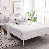 Cotton Fitted Sheet Quality Solid Color Bed Sheet
