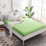 Cotton Fitted Sheet Quality Solid Color Bed Sheet