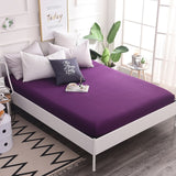 Cotton Fitted Sheet Quality Solid Color Bed Sheet