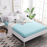 Cotton Fitted Sheet Quality Solid Color Bed Sheet