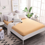 Cotton Fitted Sheet Quality Solid Color Bed Sheet