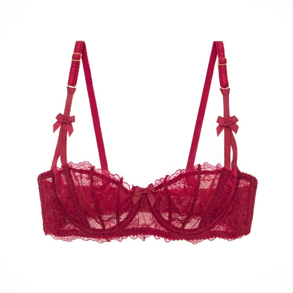 Transparent Sexy Ultra-thin Comfortable 1/2 Cup Bra