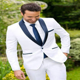 Classic Design White Groom Tuxedos