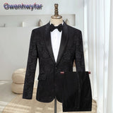 Gwenhwyfar Men's Red Weding Formal Suit, 2021 Custome Homme Mariage, New Tailored Groomsmen Tuxedos,2 Pieces Set Terno Masculino