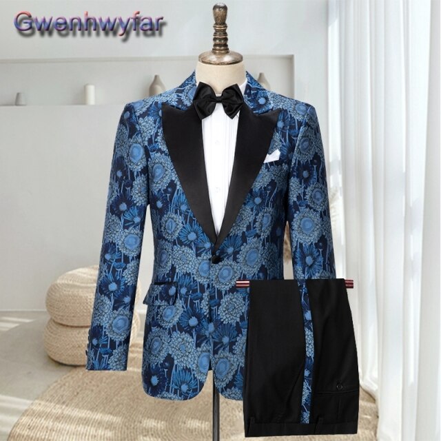 Gwenhwyfar Men's Red Weding Formal Suit, 2021 Custome Homme Mariage, New Tailored Groomsmen Tuxedos,2 Pieces Set Terno Masculino