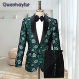 Gwenhwyfar Men's Red Weding Formal Suit, 2021 Custome Homme Mariage, New Tailored Groomsmen Tuxedos,2 Pieces Set Terno Masculino