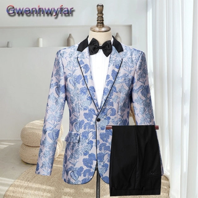 Gwenhwyfar Men's Red Weding Formal Suit, 2021 Custome Homme Mariage, New Tailored Groomsmen Tuxedos,2 Pieces Set Terno Masculino
