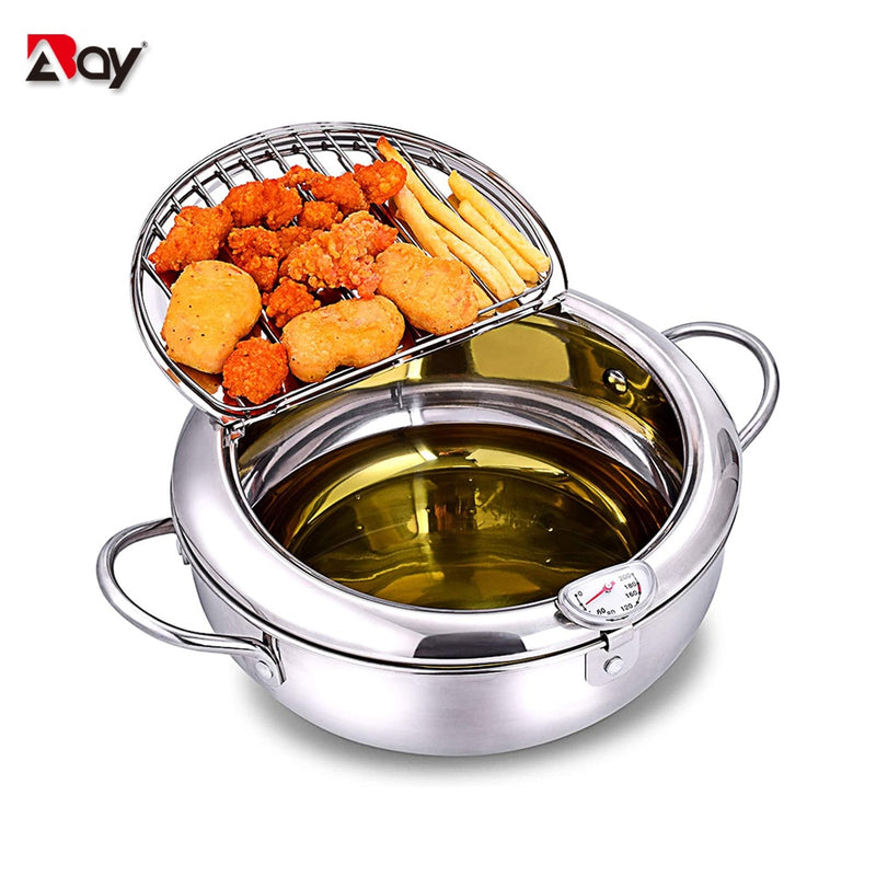 Temperature Meter Frying Deep Fryer Pot Pans