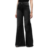 flare Pants Female Women's Jeans Large Size Boyfriend Jeans Women Jeans Pants High Waist Mom Ripped Jeans 2021 Stright Trousers