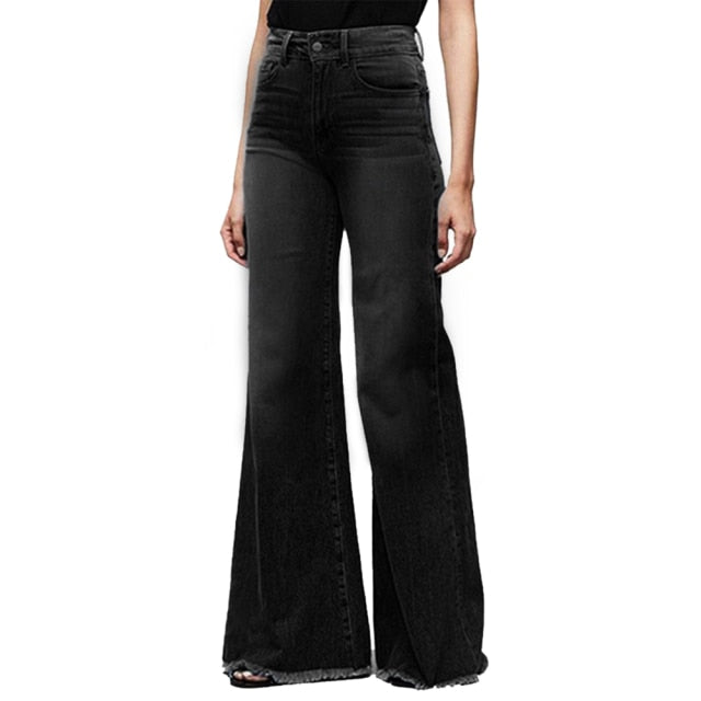 flare Pants Female Women's Jeans Large Size Boyfriend Jeans Women Jeans Pants High Waist Mom Ripped Jeans 2021 Stright Trousers