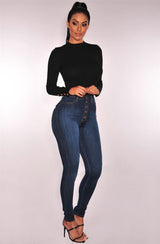 Stretch Slim Denim Pencil Pants Jeans
